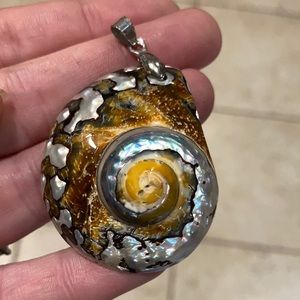 Large shell pendant